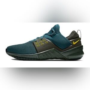 Nike Free Metcon Men’s Size 11 Training Shoes Teal Green Gym CrossFit